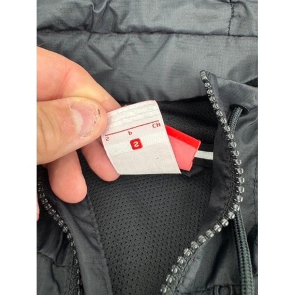 Nike Windrunner Jacket Mens Small Black White Grey Big Swoosh Full Zip Hooded - Picture 8 of 16
